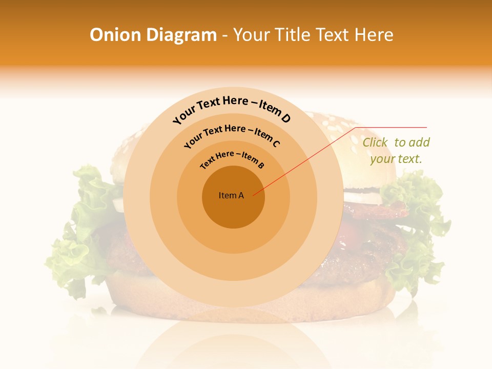 Beef Blattsalat Bacon PowerPoint Template