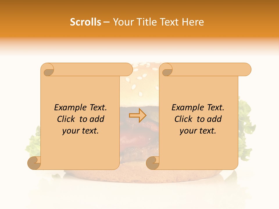 Beef Blattsalat Bacon PowerPoint Template