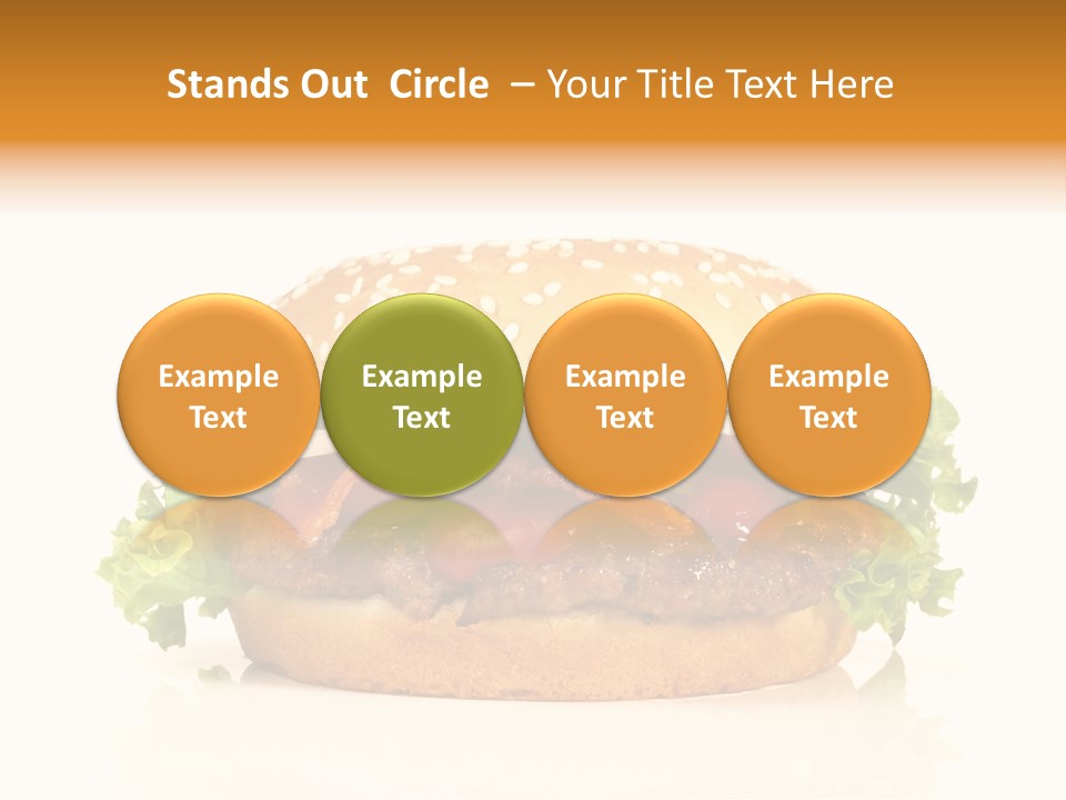 Beef Blattsalat Bacon PowerPoint Template