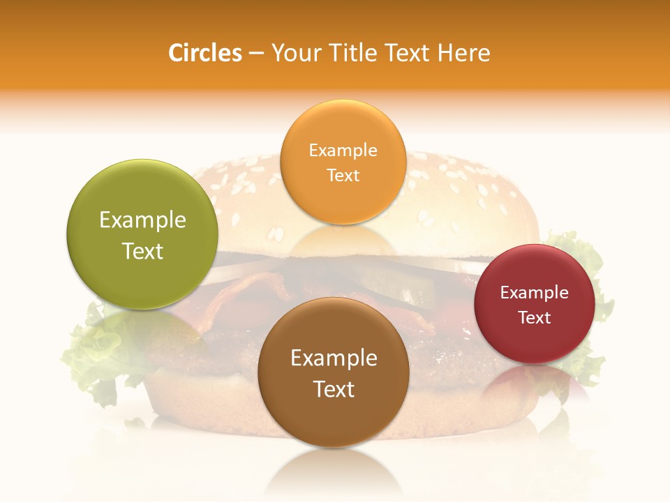 Beef Blattsalat Bacon PowerPoint Template
