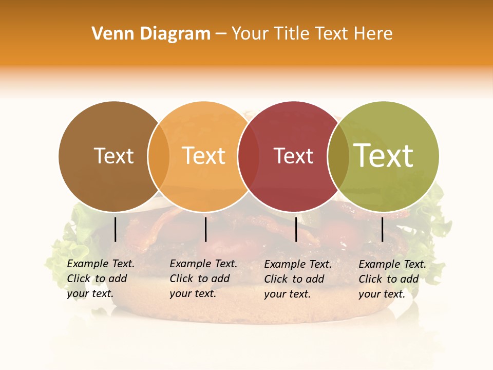 Beef Blattsalat Bacon PowerPoint Template