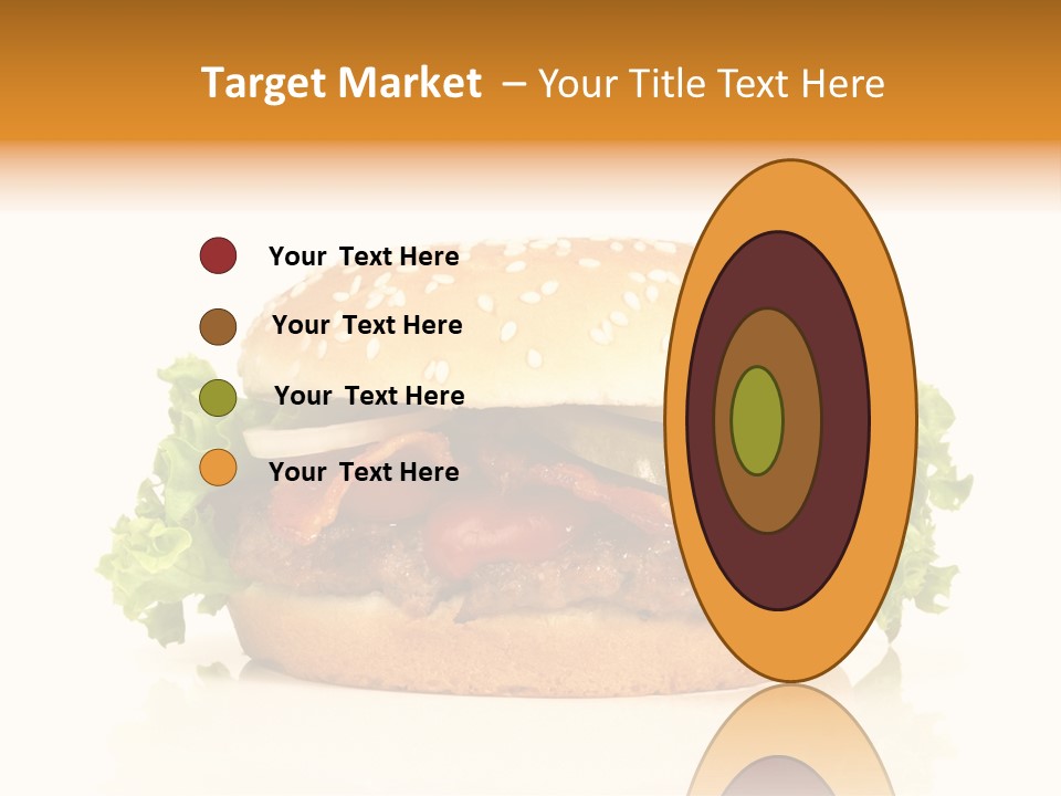 Beef Blattsalat Bacon PowerPoint Template