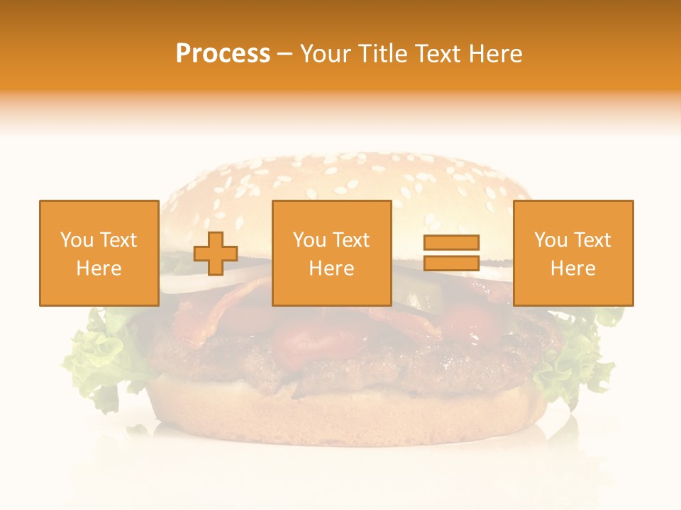 Beef Blattsalat Bacon PowerPoint Template