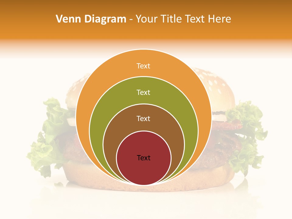 Beef Blattsalat Bacon PowerPoint Template