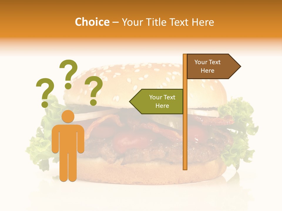 Beef Blattsalat Bacon PowerPoint Template