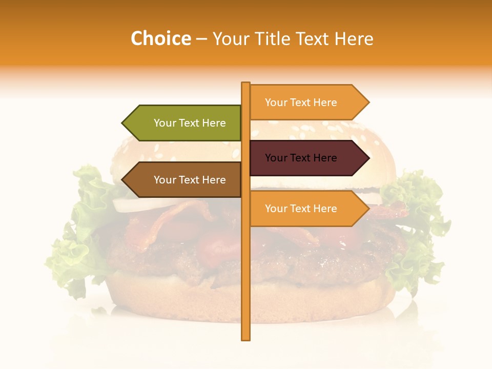 Beef Blattsalat Bacon PowerPoint Template