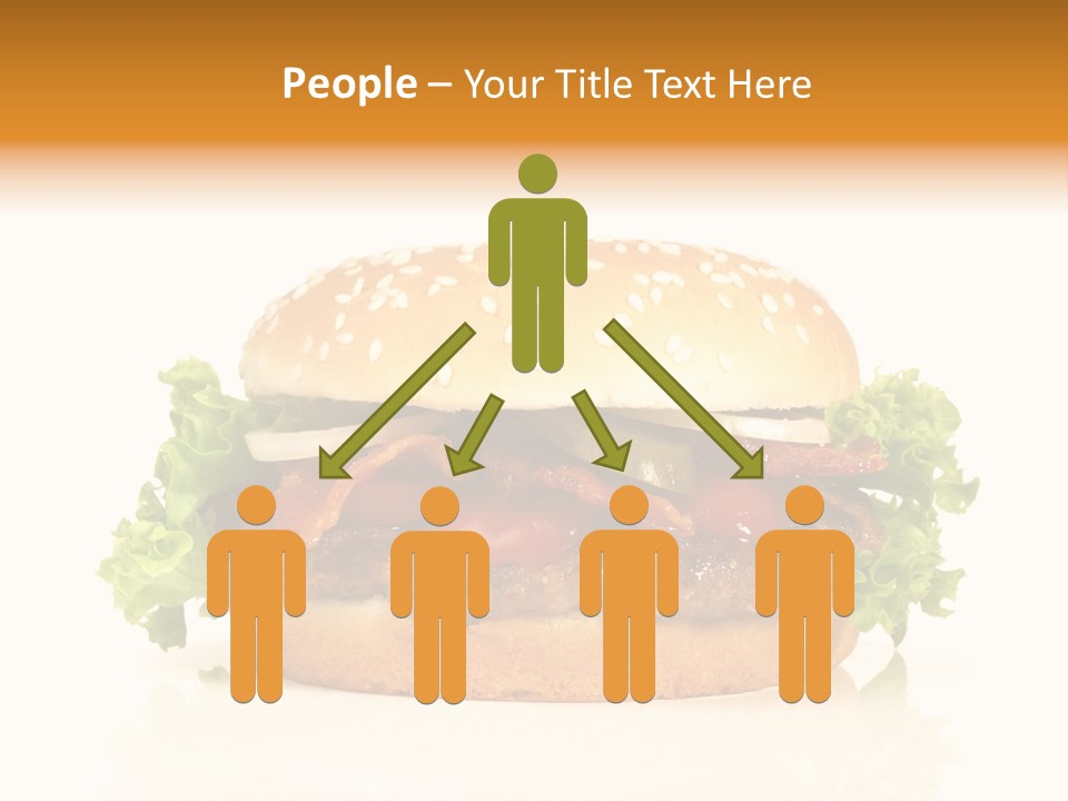 Beef Blattsalat Bacon PowerPoint Template