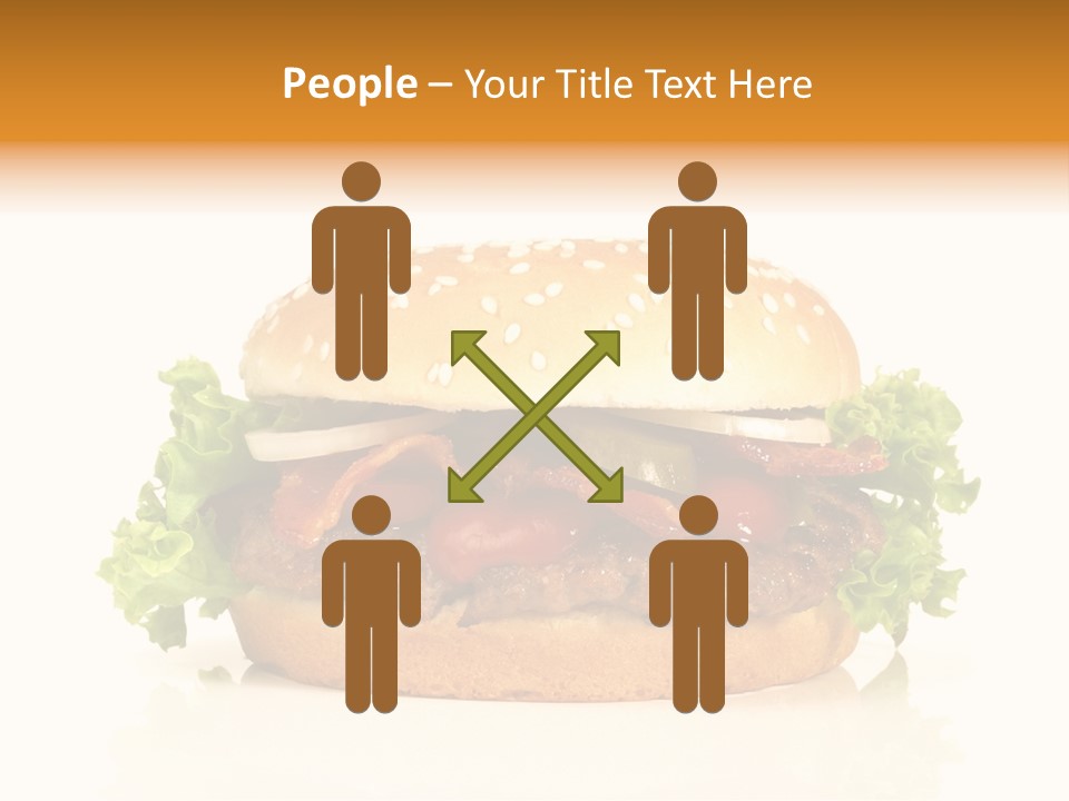 Beef Blattsalat Bacon PowerPoint Template