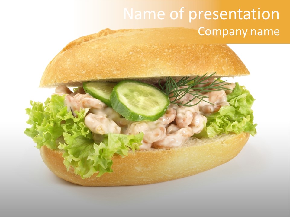 Salat Mayonaise Limonenmayonaise PowerPoint Template