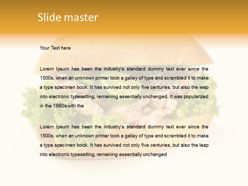 Salat Mayonaise Limonenmayonaise PowerPoint Template