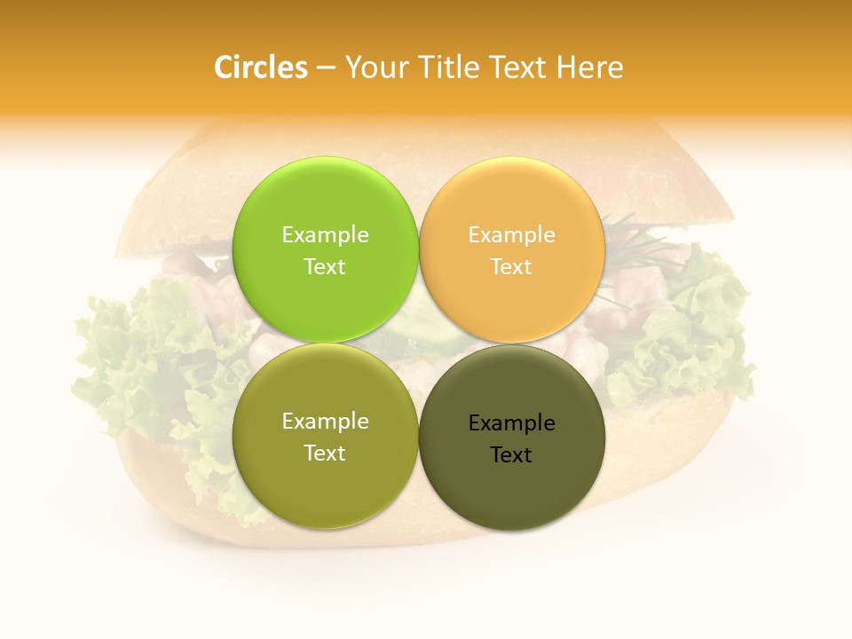Salat Mayonaise Limonenmayonaise PowerPoint Template