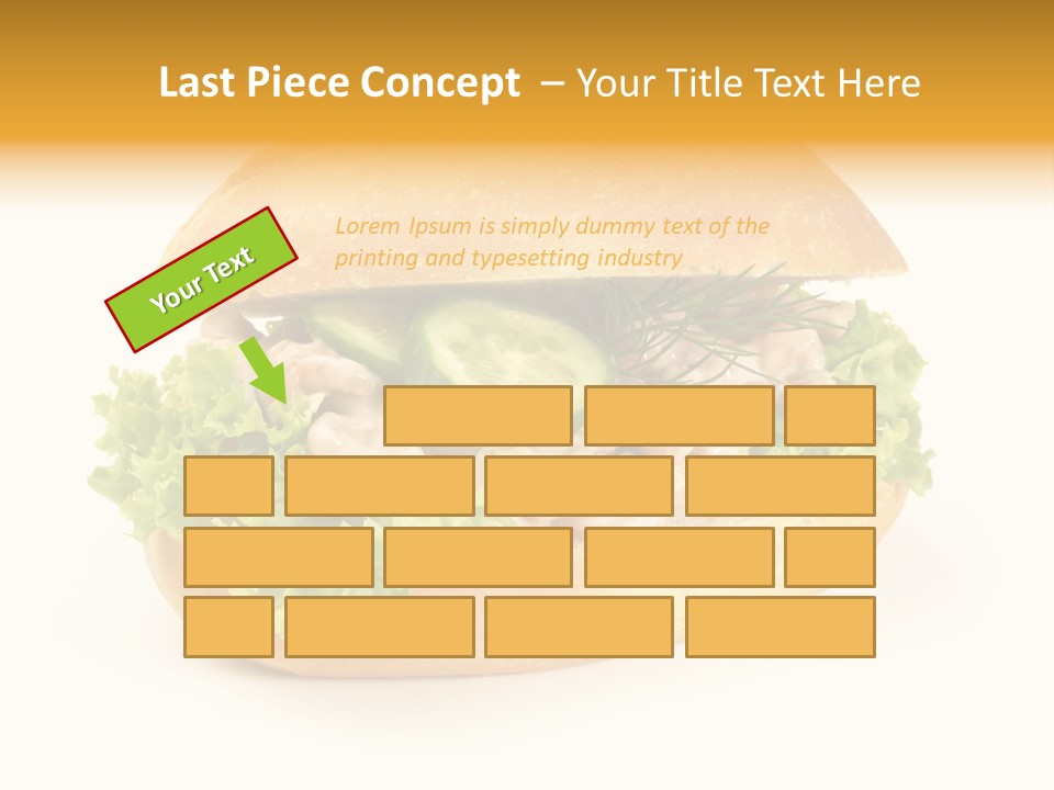 Salat Mayonaise Limonenmayonaise PowerPoint Template