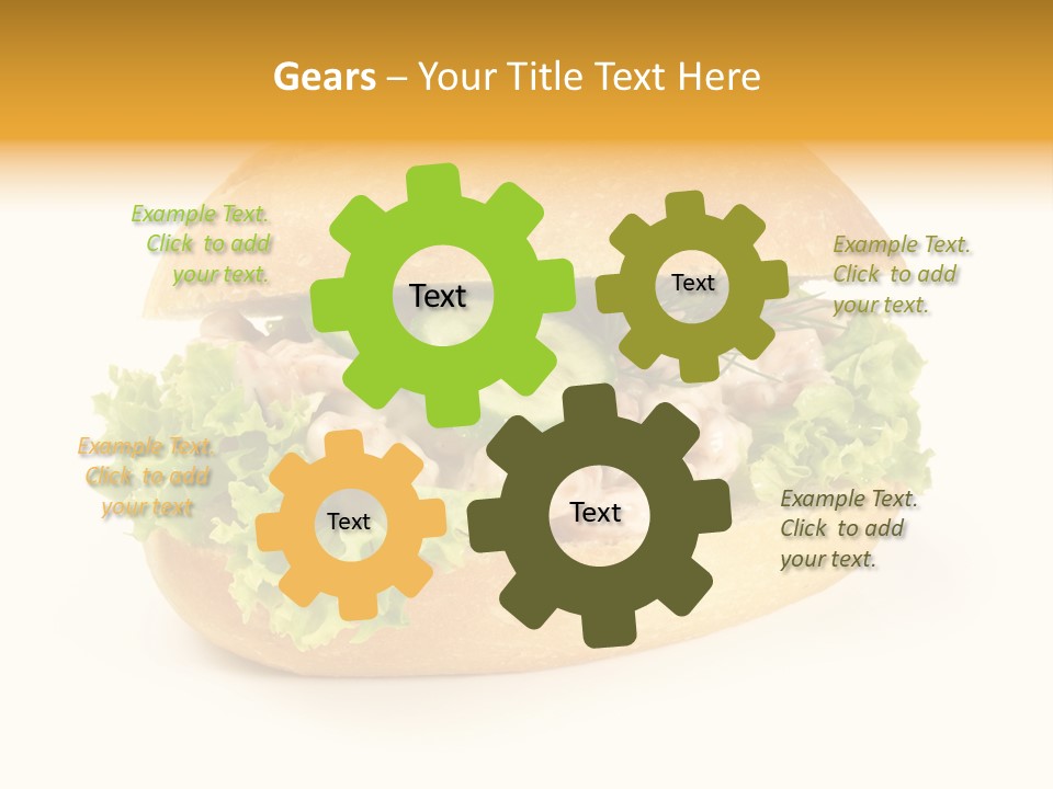 Salat Mayonaise Limonenmayonaise PowerPoint Template