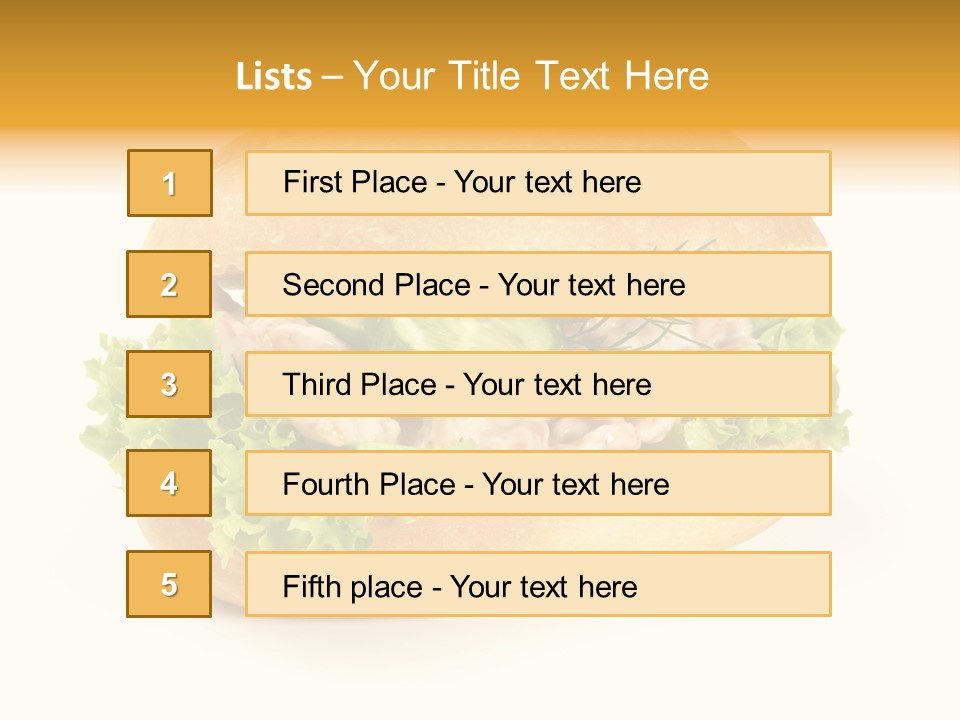 Salat Mayonaise Limonenmayonaise PowerPoint Template