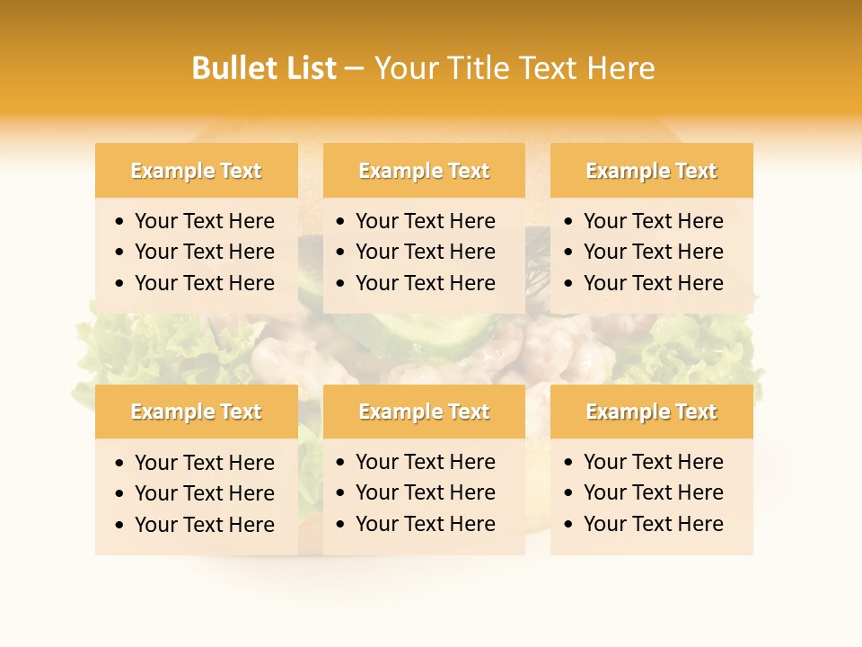 Salat Mayonaise Limonenmayonaise PowerPoint Template