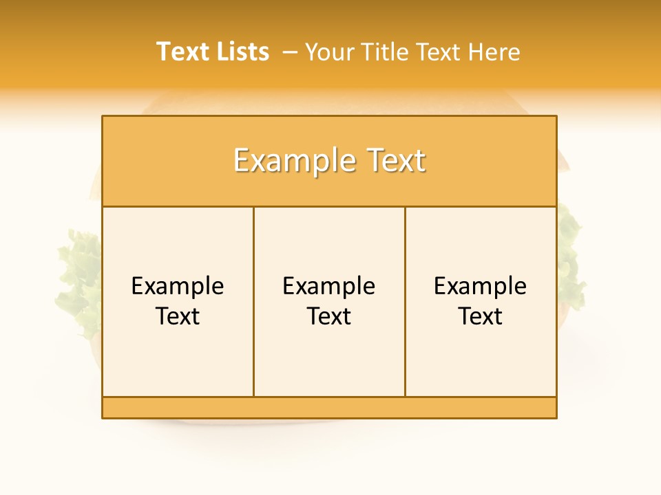 Salat Mayonaise Limonenmayonaise PowerPoint Template