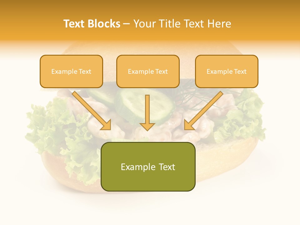 Salat Mayonaise Limonenmayonaise PowerPoint Template