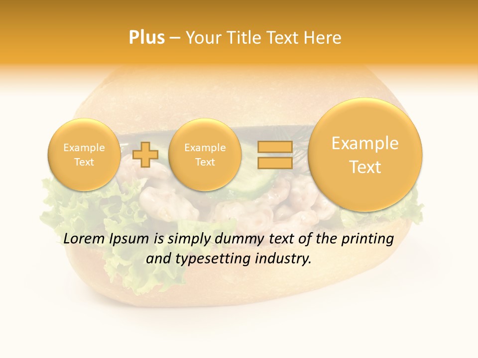 Salat Mayonaise Limonenmayonaise PowerPoint Template