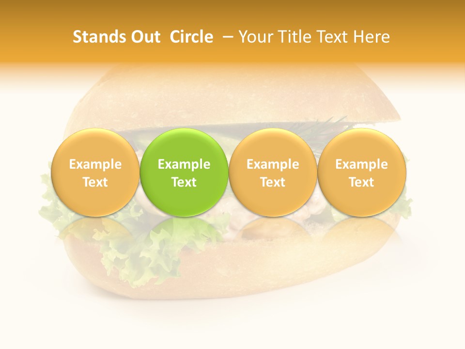 Salat Mayonaise Limonenmayonaise PowerPoint Template