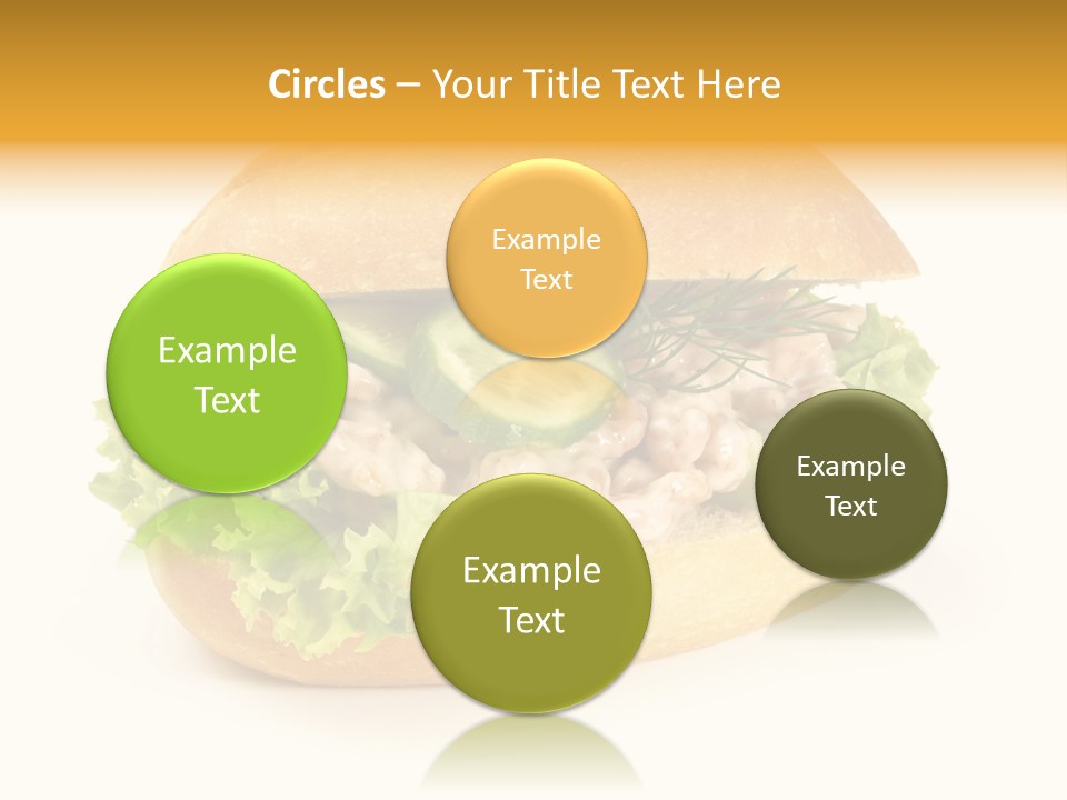 Salat Mayonaise Limonenmayonaise PowerPoint Template
