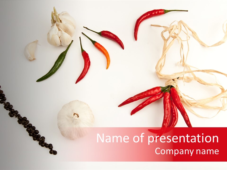 Cooking Cook Fiery PowerPoint Template