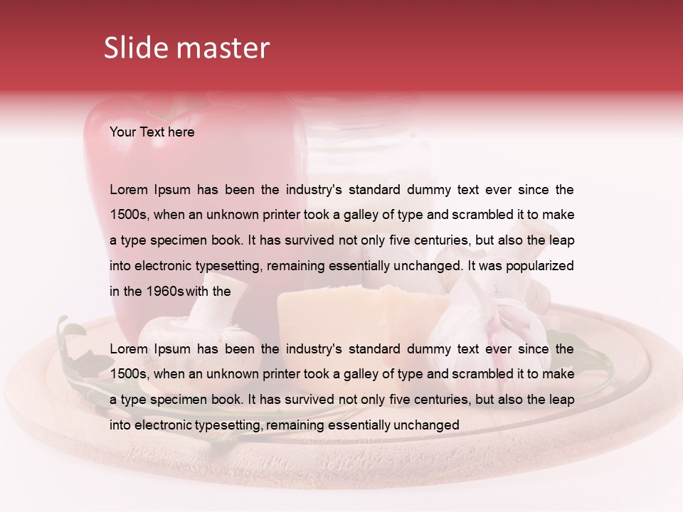 Nutrition Leaf Rukola PowerPoint Template