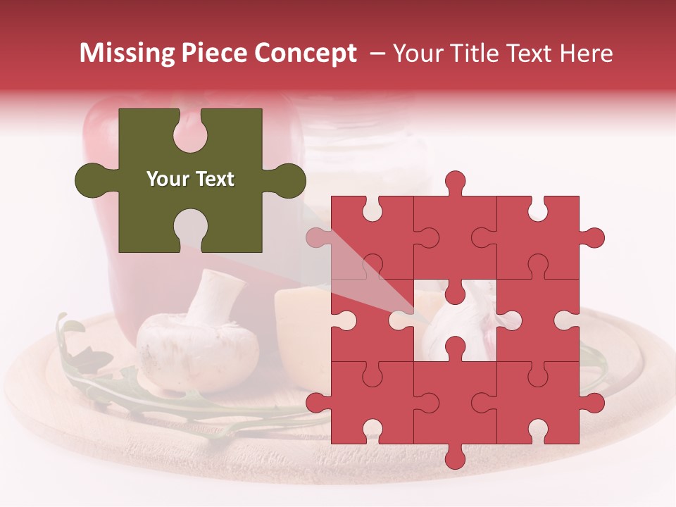 Nutrition Leaf Rukola PowerPoint Template