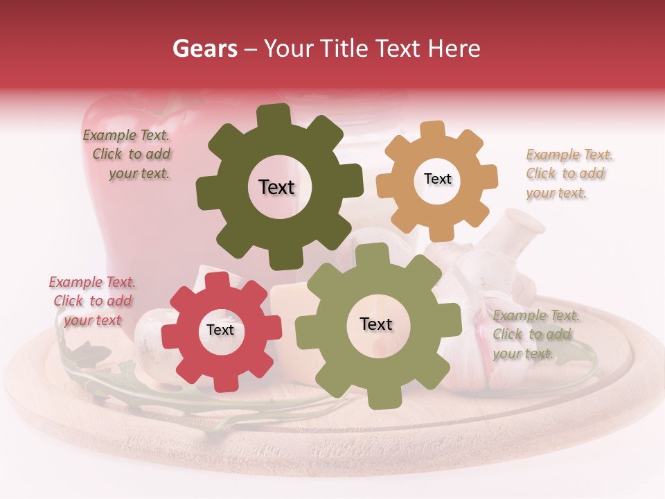 Nutrition Leaf Rukola PowerPoint Template