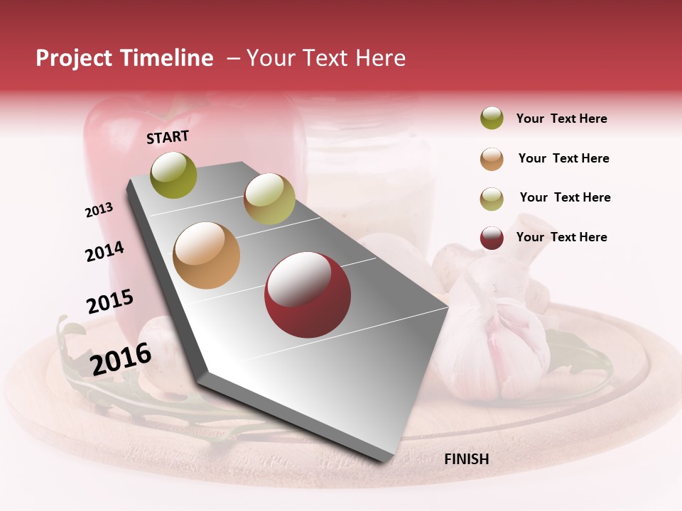 Nutrition Leaf Rukola PowerPoint Template