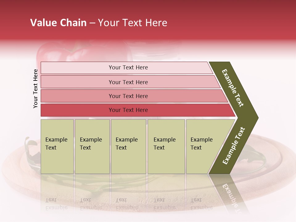 Nutrition Leaf Rukola PowerPoint Template