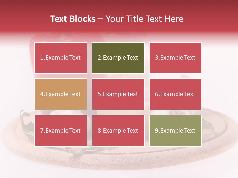 Nutrition Leaf Rukola PowerPoint Template