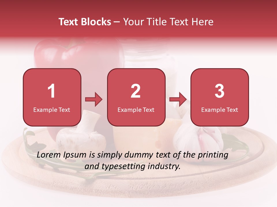 Nutrition Leaf Rukola PowerPoint Template