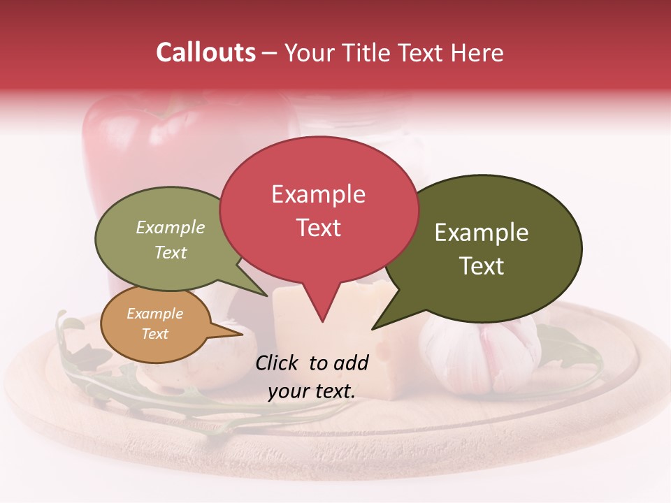 Nutrition Leaf Rukola PowerPoint Template