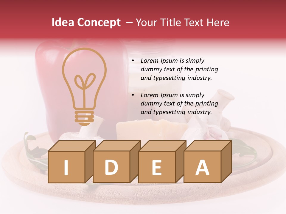 Nutrition Leaf Rukola PowerPoint Template