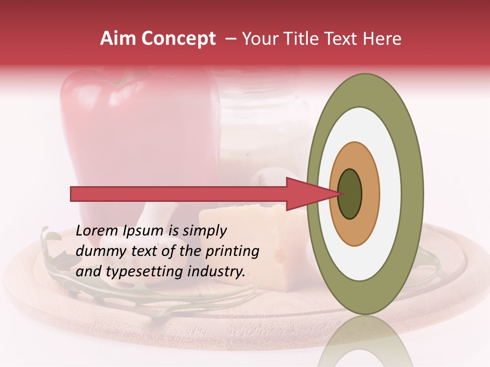 Nutrition Leaf Rukola PowerPoint Template