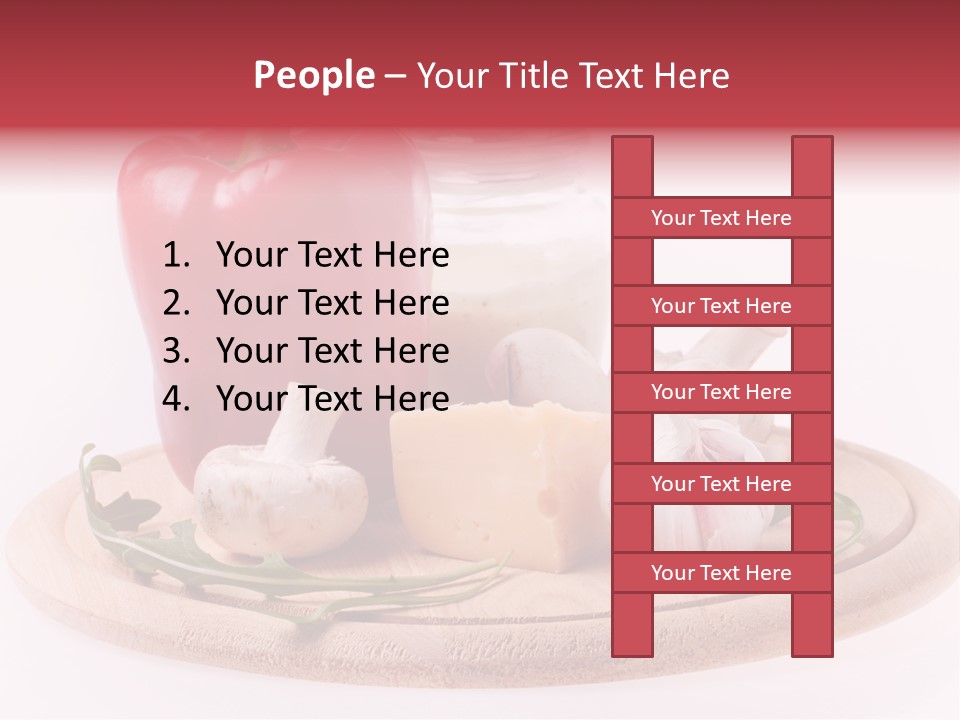Nutrition Leaf Rukola PowerPoint Template