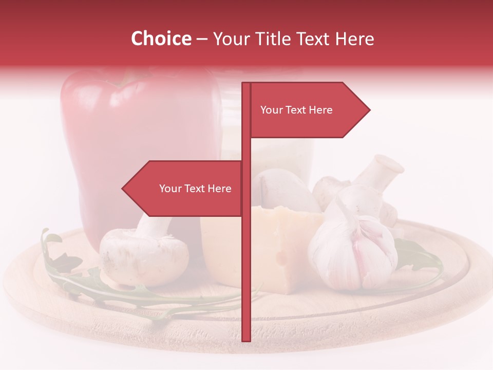 Nutrition Leaf Rukola PowerPoint Template