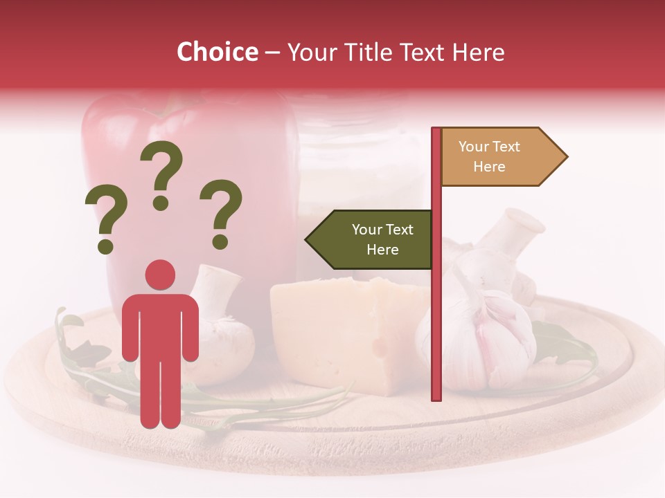 Nutrition Leaf Rukola PowerPoint Template