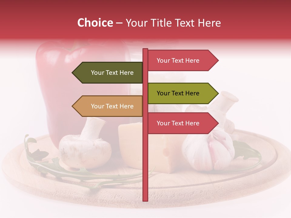 Nutrition Leaf Rukola PowerPoint Template