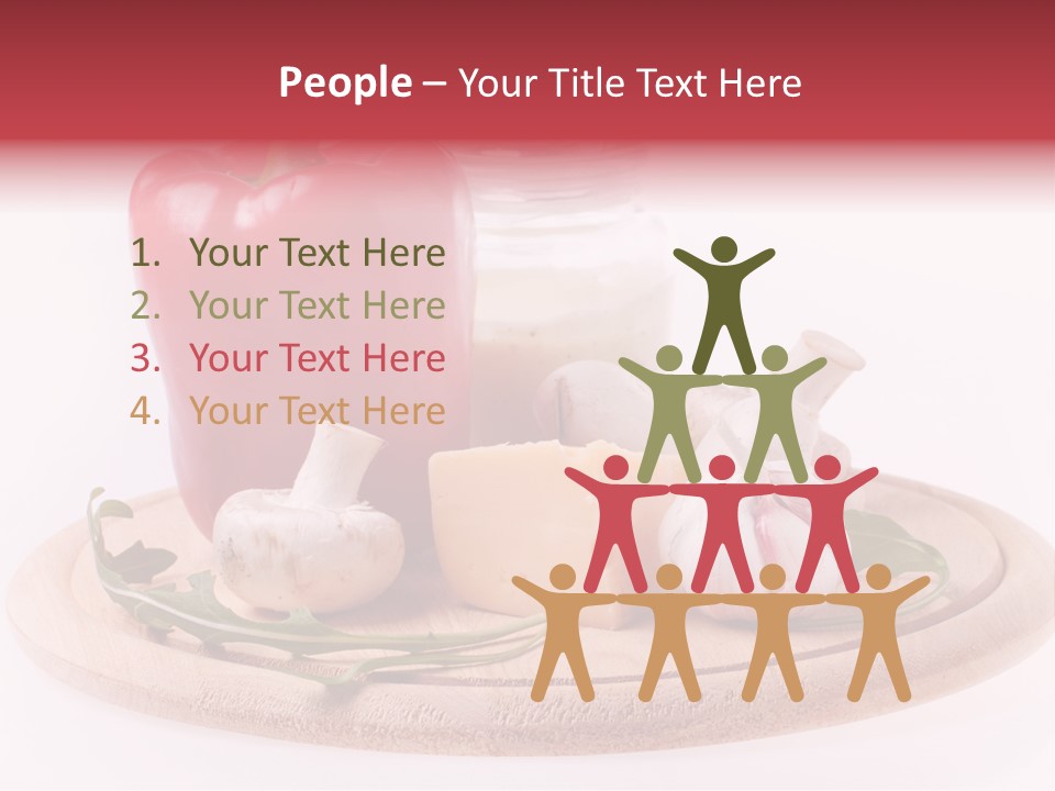 Nutrition Leaf Rukola PowerPoint Template