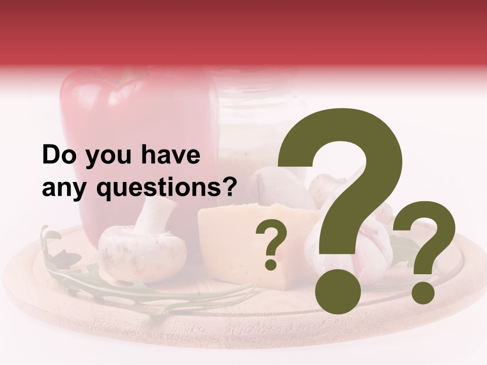 Nutrition Leaf Rukola PowerPoint Template