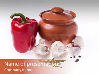 Handle Recipe Hot PowerPoint Template