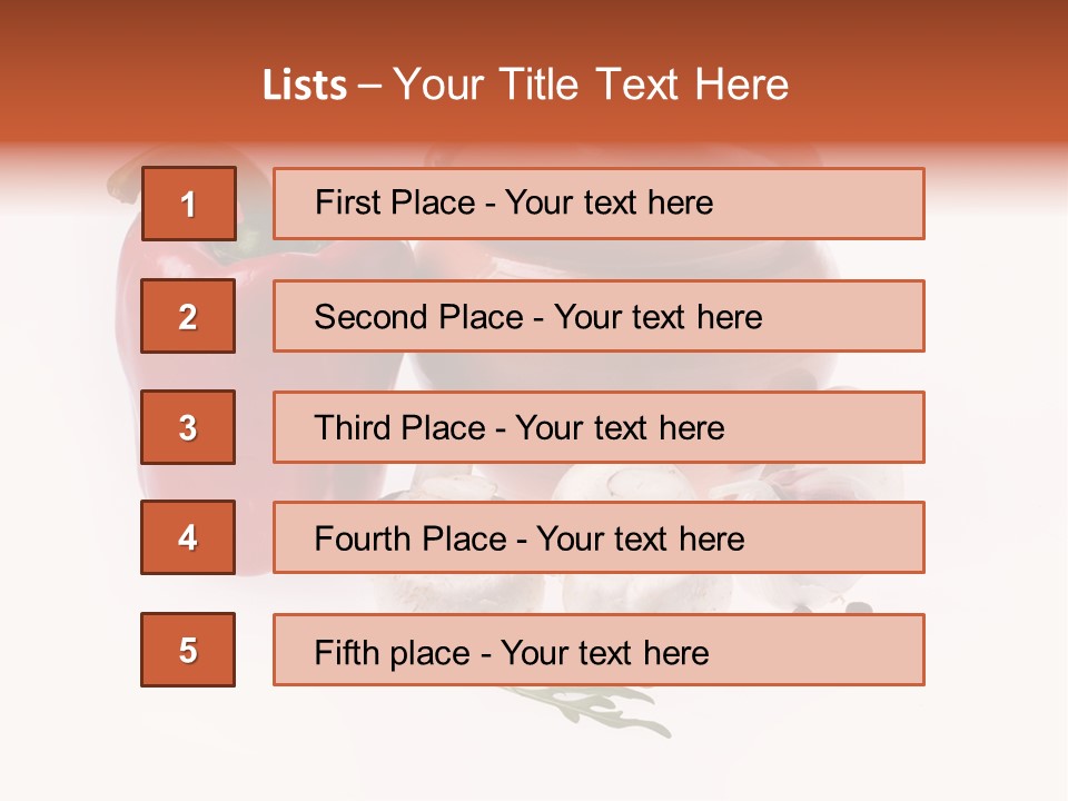 Handle Recipe Hot PowerPoint Template