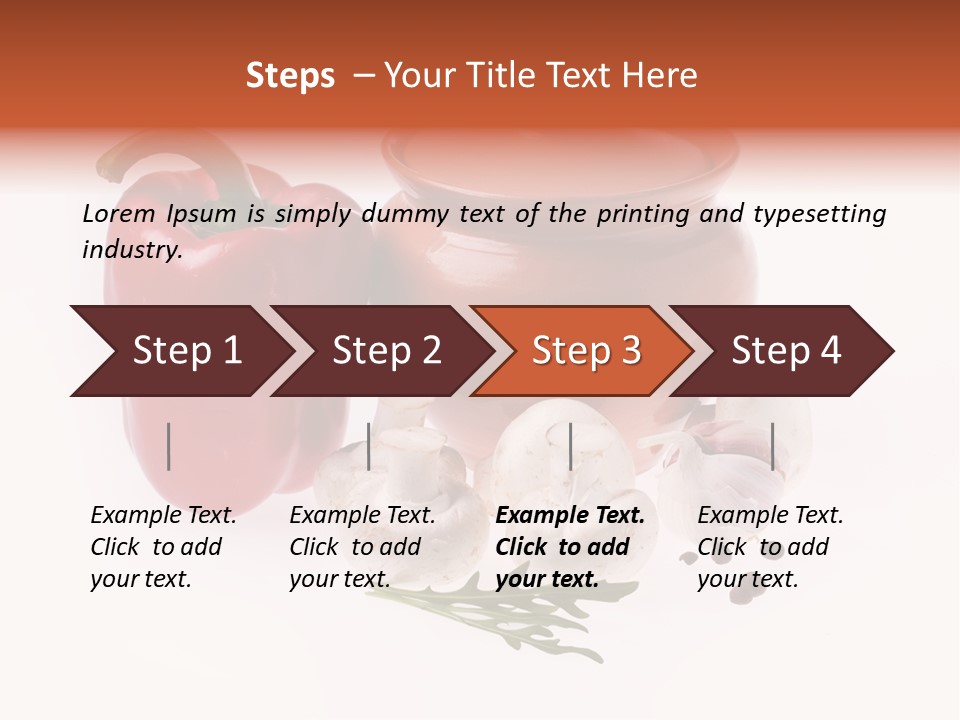 Handle Recipe Hot PowerPoint Template
