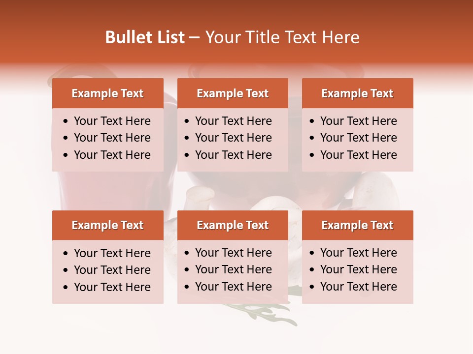 Handle Recipe Hot PowerPoint Template