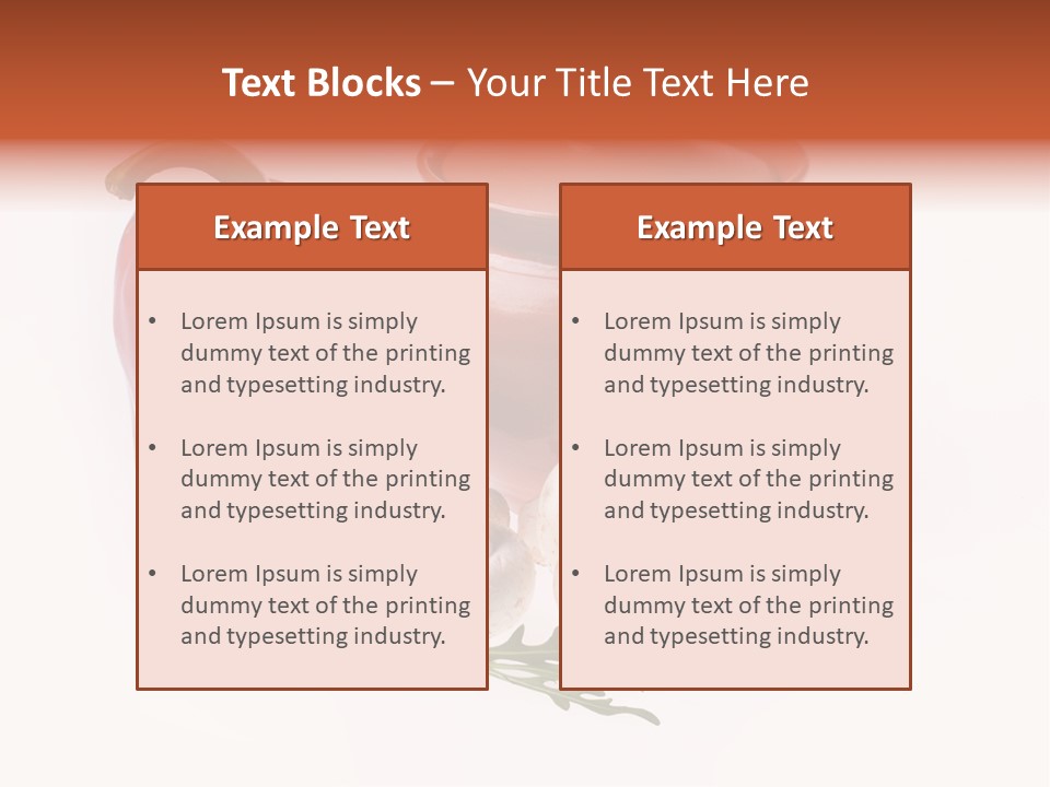 Handle Recipe Hot PowerPoint Template