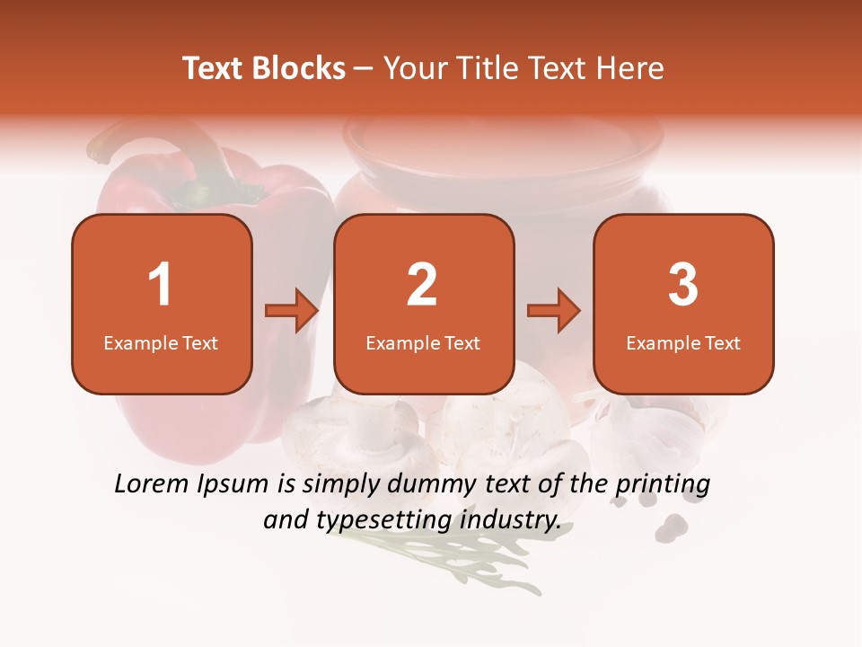 Handle Recipe Hot PowerPoint Template
