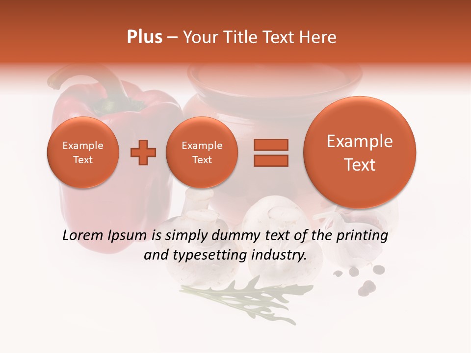 Handle Recipe Hot PowerPoint Template