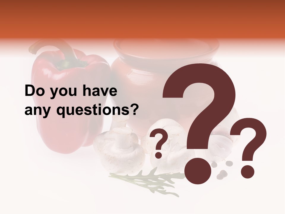 Handle Recipe Hot PowerPoint Template