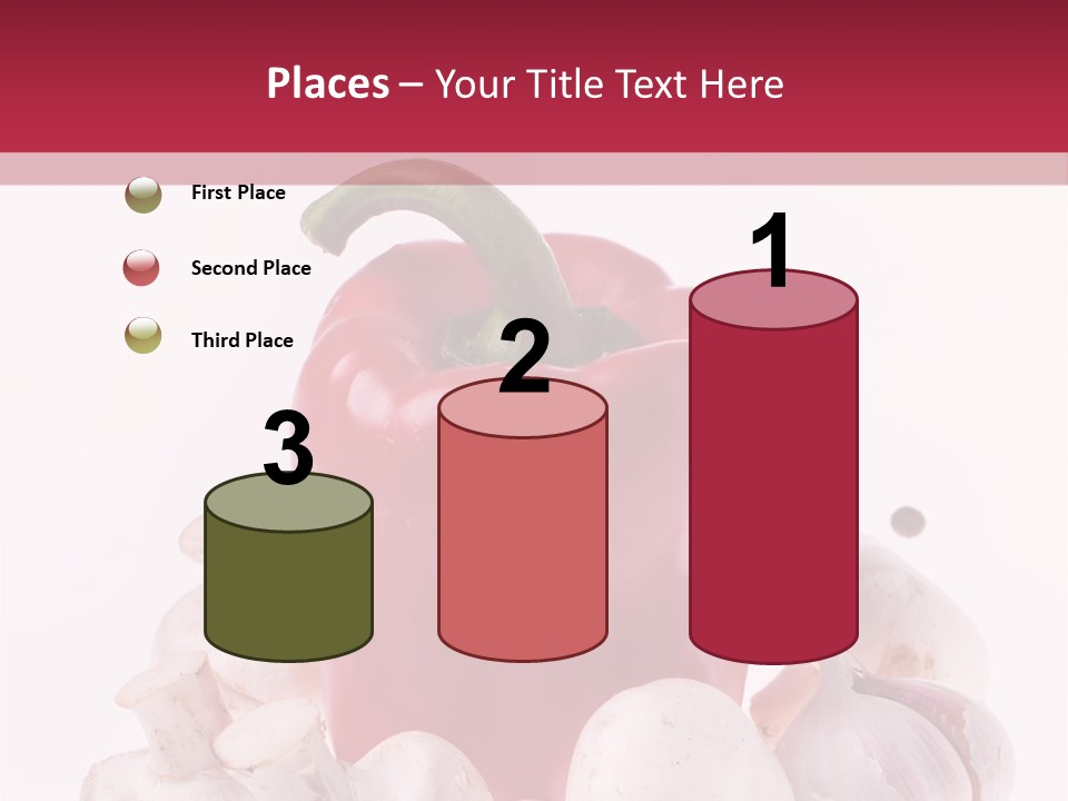 Mushroom Ingredient Salad PowerPoint Template